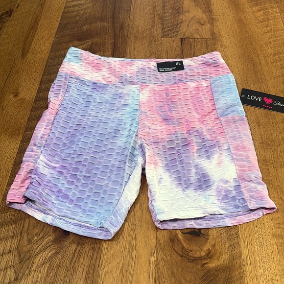 NWT Love Streak Woman’s Cell Phone Pocket Bike Shorts Size XL - Picture 1 of 3
